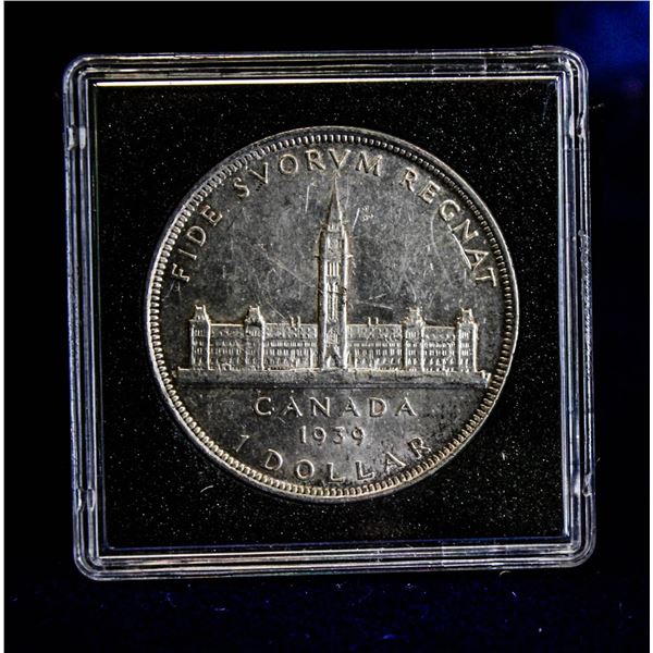 1939 COMMEMORATIVE CANADA SILVER DOLLAR