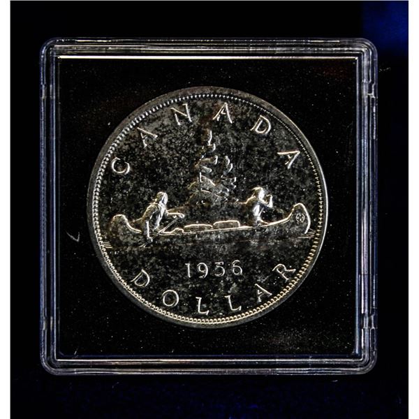 LOW MINTAGE 1956 CANADA SILVER DOLLAR