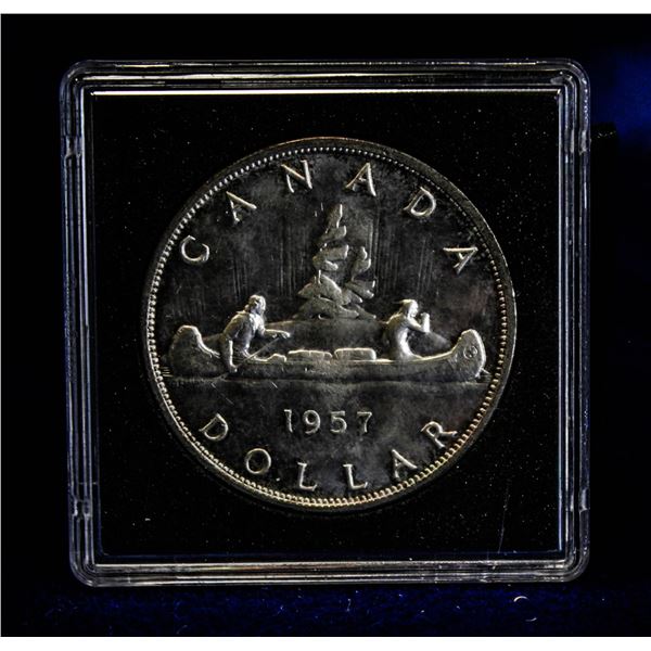 MINTSTATE 1957 CANADA SILVER DOLLAR