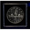 Image 1 : MINTSTATE 1957 CANADA SILVER DOLLAR
