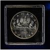 Image 1 : MINTSTATE 1963 CANADA SILVER DOLLAR.