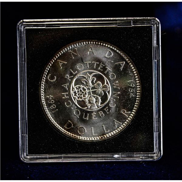 MINTSTATE 1964 NO DOT VARIETY SILVER DOLLAR