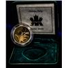 Image 1 : 2002 50 CENT .925 SILVER GOLD PLATED TULIP