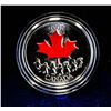 Image 1 : 2001 CANADA DAY COLORIZED 25 CENT COIN IN CASE