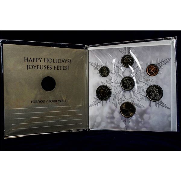 2011  HOLIDAY COIN SET WITH SCARCE SNOWFLAKE