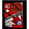 Image 1 : 2005 ANNIVERSARY OF THE CANADA FLAG .9999 SILVER