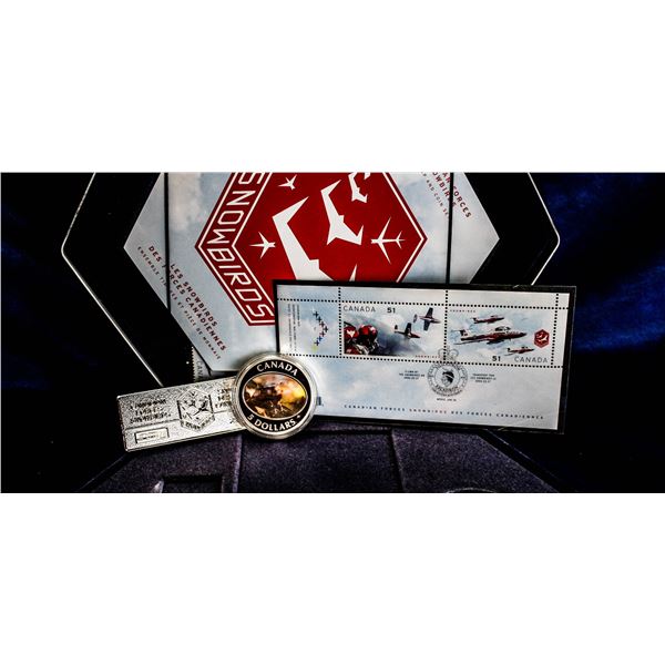 2006 .9999 SILVER $5 SNOWBIRDS COIN AND STAMP SET