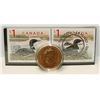 Image 2 : 2000W CANADA LOON DOLLAR COIN AND STAMP SET