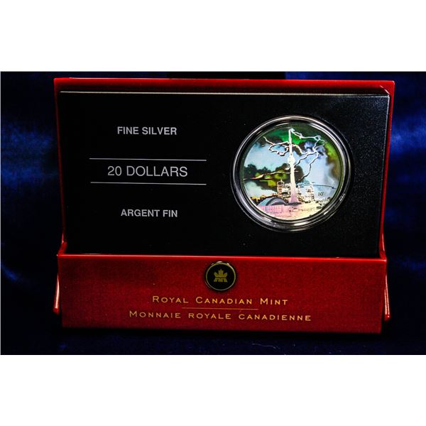 2006 .9999 FINE SILVER 1OZ HOLOGRAM CN TOWER