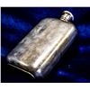 Image 1 : SOLID SILVER VINTAGE RODEN  SILVER FLASK 143G