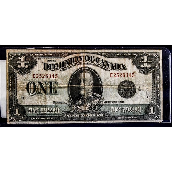 1923 CAMPBELL CLARK $1 HORSEBLANKET E SERIES
