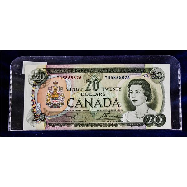 HIGH GRADE 1969 CANADA $20 BANKNOTE