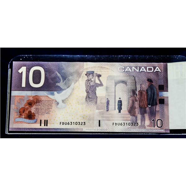 2001 ISSUE $10 JOURNEY SERIES BANKNOTE UNC