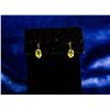 Image 1 : 10K GOLD PERIDOT EAR RING SET
