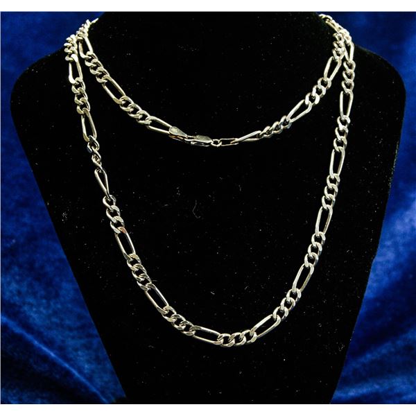 LARGE 30" STERLING SILVER MENS CHAIN .925