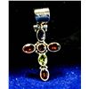 Image 1 : .925 STERLING SILVER PENDANT WITH STONES