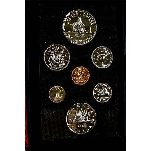 1975 CALGARY SILVER DOUBLE DOLLAR SET