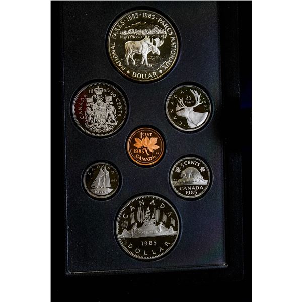 1985 PARKS CANADA SILVER PROOF COIN SET