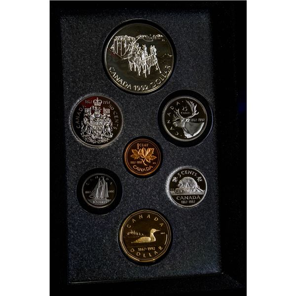 1992 HORSE & SLEIGH SILVER PROOF SET