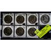 Image 1 : LOT OF 7 USA EISENHOWER DOLLARS 1971-1978