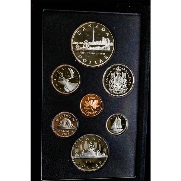 1984 TORONTO SILVER PROOF COIN SET