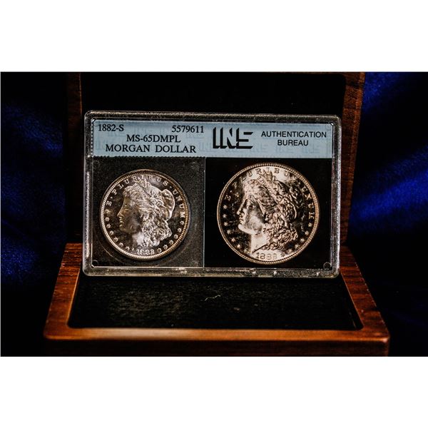 SUPERB 1882S USA SILVER MORGAN DOLLAR