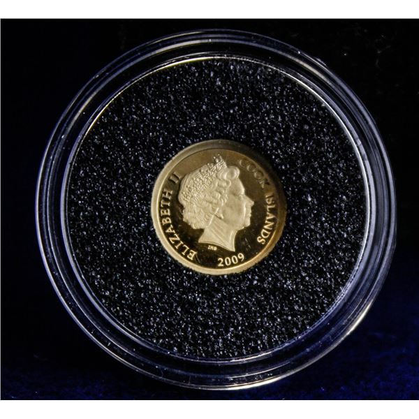 2009 .9999 GOLD $5 "REMBRANDT" FROM COOK ISL