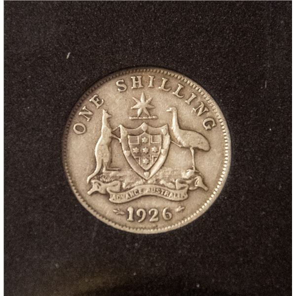 AUSTRALIA 1926 GEORGE V SILVER SHILLING