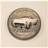 Image 1 : REPUBLIC OF PALAU $1 COIN, 1953 CORVETTE UNIQUE