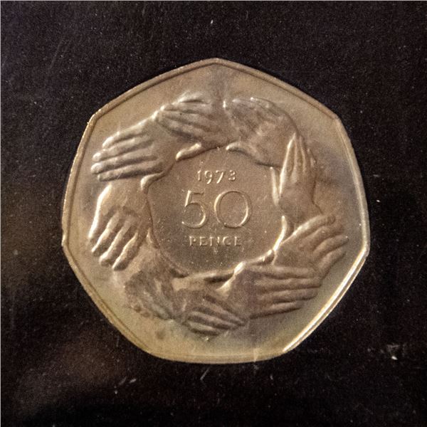 1973 GREAT BRITAIN PROOF-LIKE 50 PENCE COIN
