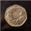 Image 1 : 1973 GREAT BRITAIN PROOF-LIKE 50 PENCE COIN