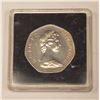 Image 2 : 1973 GREAT BRITAIN PROOF-LIKE 50 PENCE COIN