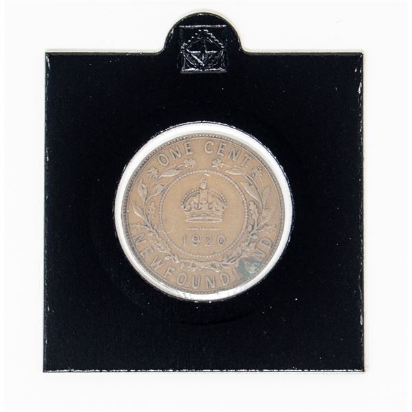 1920 NEWFOUNDLAND LARGE CENT GEORGE V