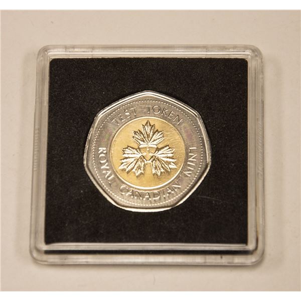 RARE 2006 CANADA $2 TEST TOKEN CONCEPT DESIGN