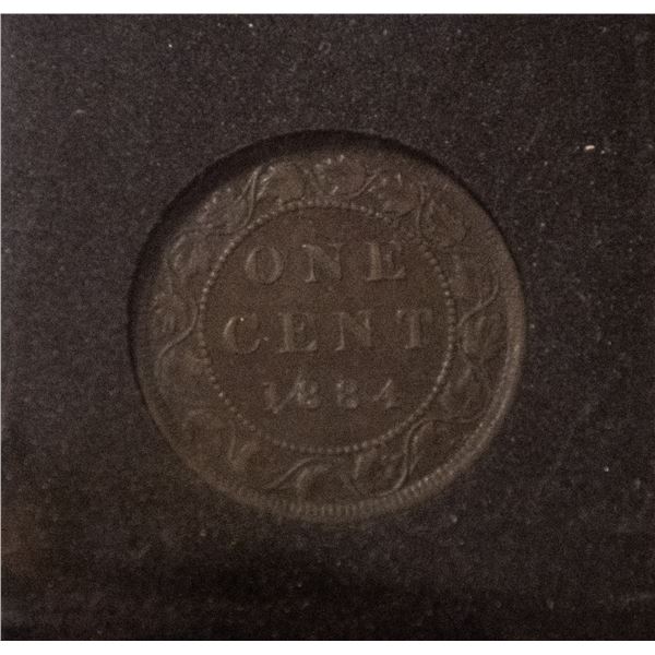 1884 OB2 VERY-FINE CANADA LARGE CENT