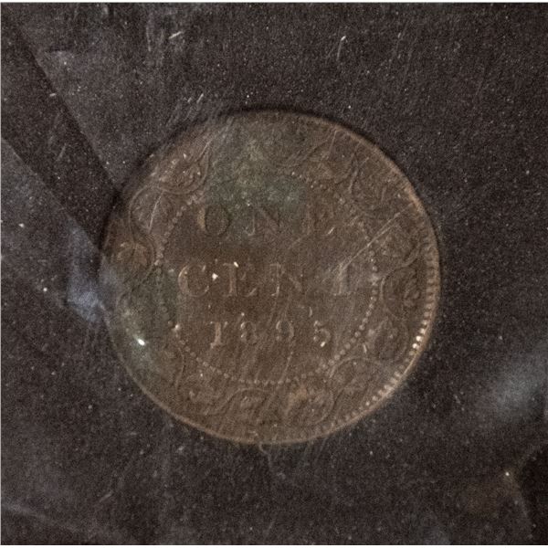 1895 LOW MINTAGE CANADA LARGE CENT F+ CONDITION