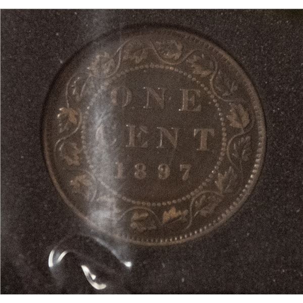 1897 F/VERY FINE CONDITION CANADA LARGE CENT