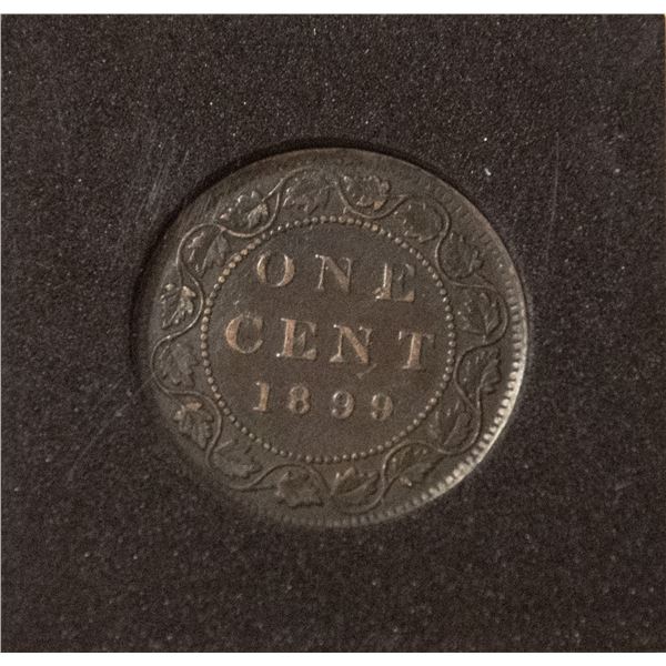 EXTRA FINE 1899 CANADA LARGE CENT