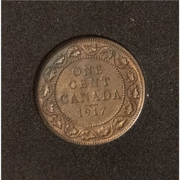 1917 ABOUT UNCIRCULATED CONDITION CANADA LARGE CEN
