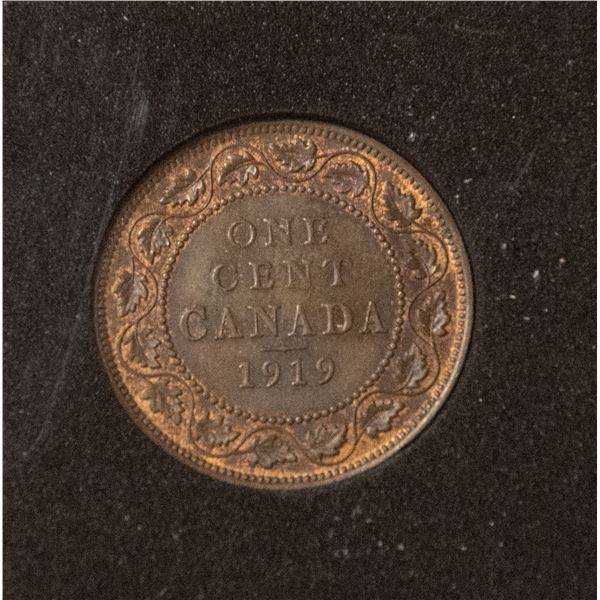1919 ABOUT UNCIRCULATED CONDITION CANADA LARGE CEN