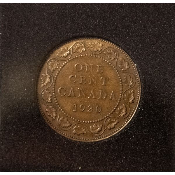 1920 LAST YEAR OF THE LARGE CENT XF CONDITION