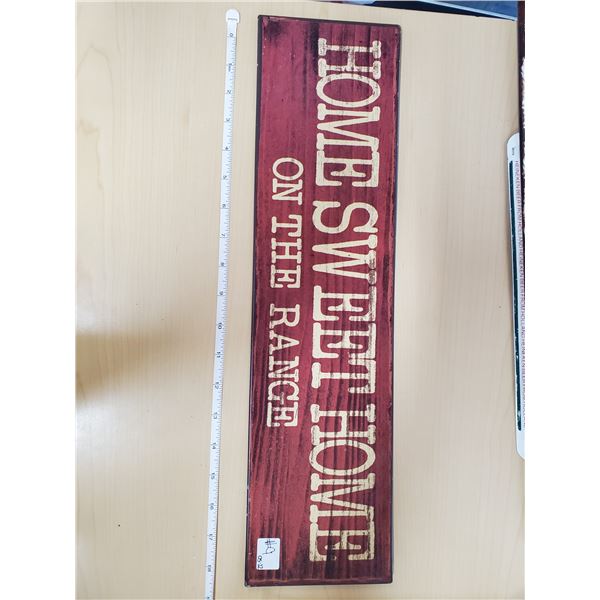 HOME SWEET HOME 19 X 5" (METAL)