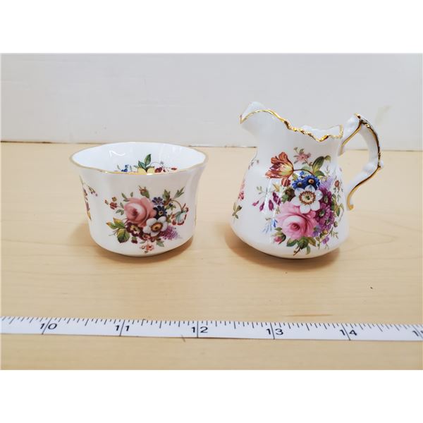HAMMERSLEY CHINA CREAM & SUGAR