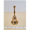 Image 1 : BRASS BELL W/ HEARTS