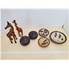 Image 1 : LOT OF AFRICAN THEME DECORATIONS