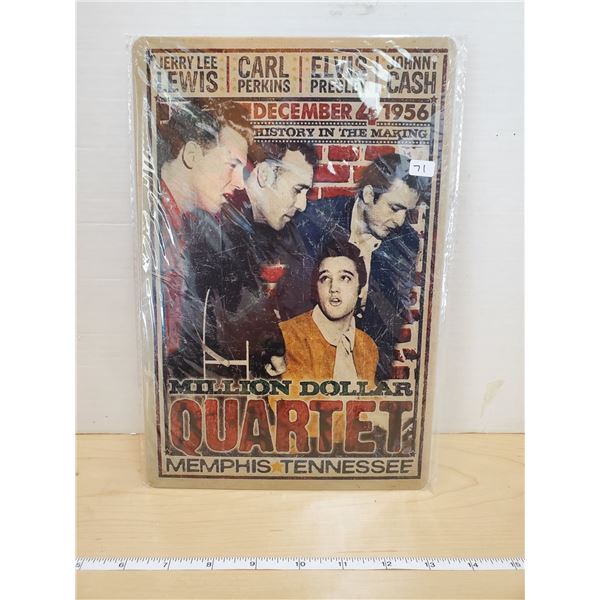 TIN SIGN '1956 QUARTET'