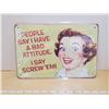 Image 1 : TIN SIGN 'BAD ATTTIUDE'