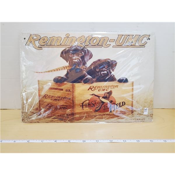 TIN SIGN 'REMINGTON'