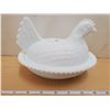 Image 1 : MILK GLASS HEN ON A NEST