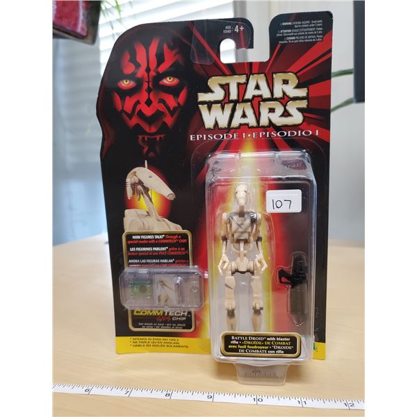 STAR WARS COMMTECH BATTLE DROID W/ BLASTER